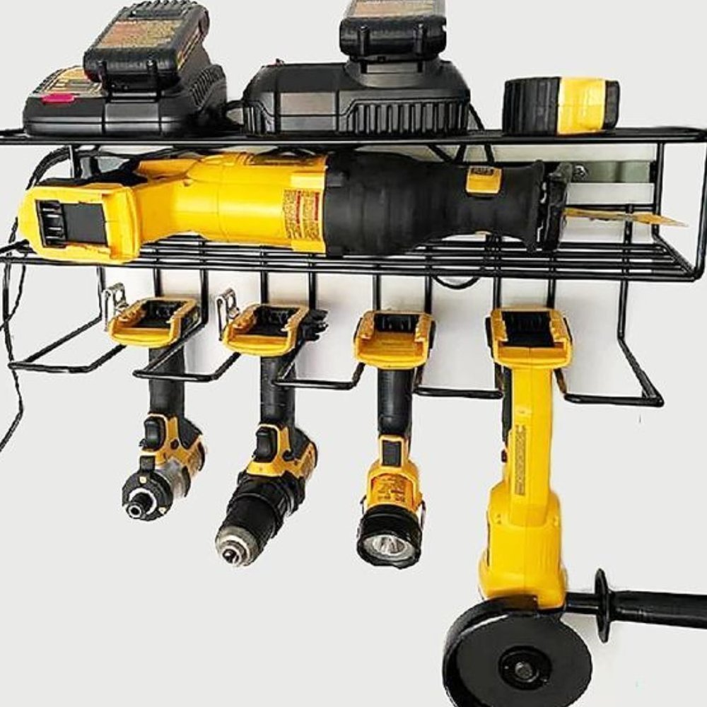 Heavy Duty Floating Tool Shelf Organizer  Garage Storage Rack